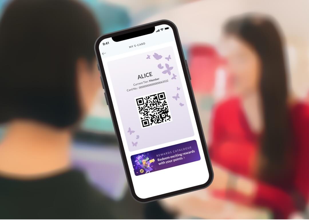 scan changi rewards via ichangi app ecard