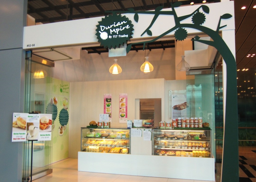 durian treats, duriam mpire changi airport singapore