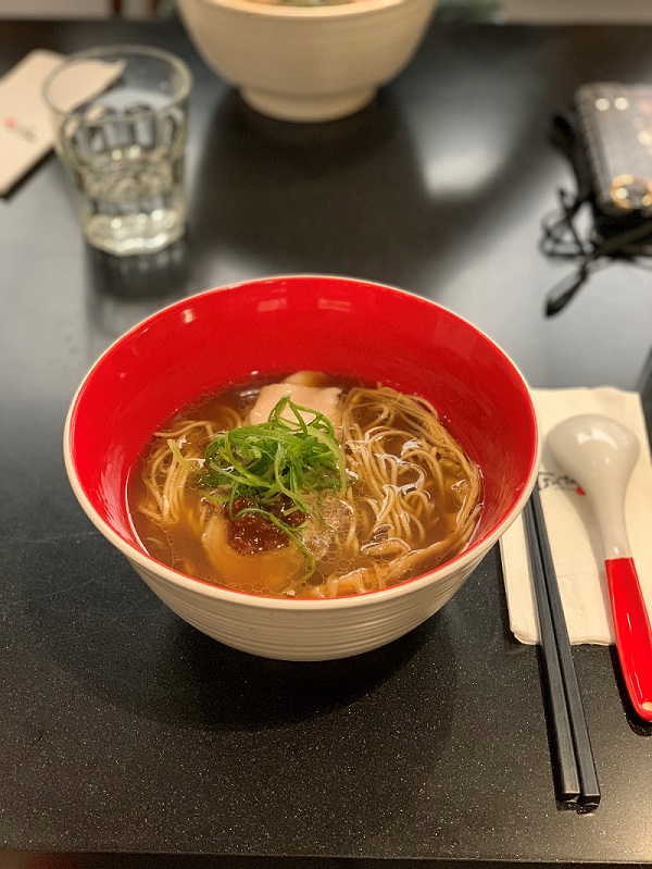 bowl of ramen noodles by japanese soba noodles tsuta, jewel changi airport, singapore