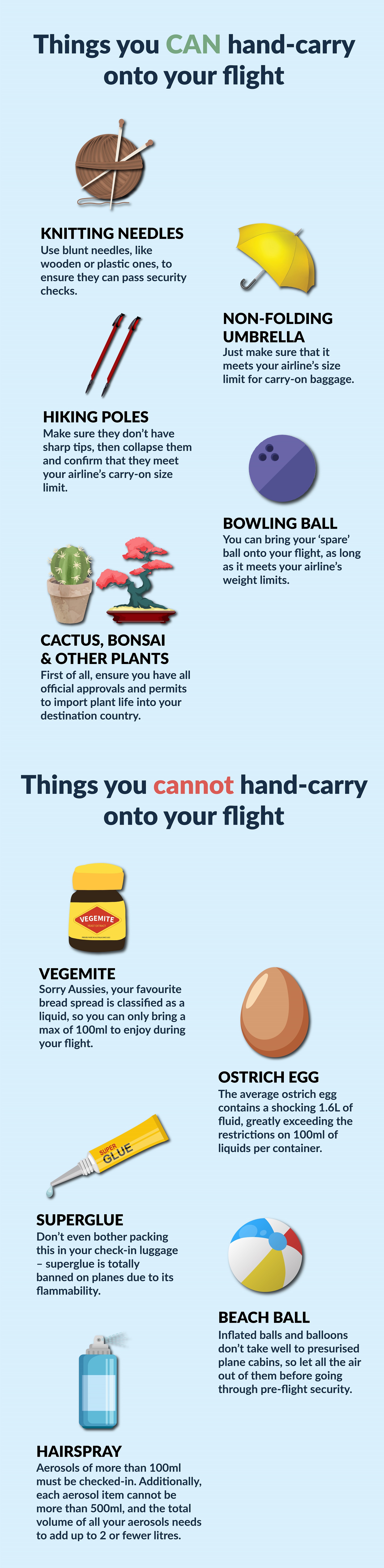 Things You Can Or Cannot Bring In Your Carry-On Baggage