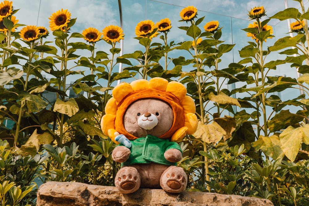 sunflower sojourn teddy bear plush