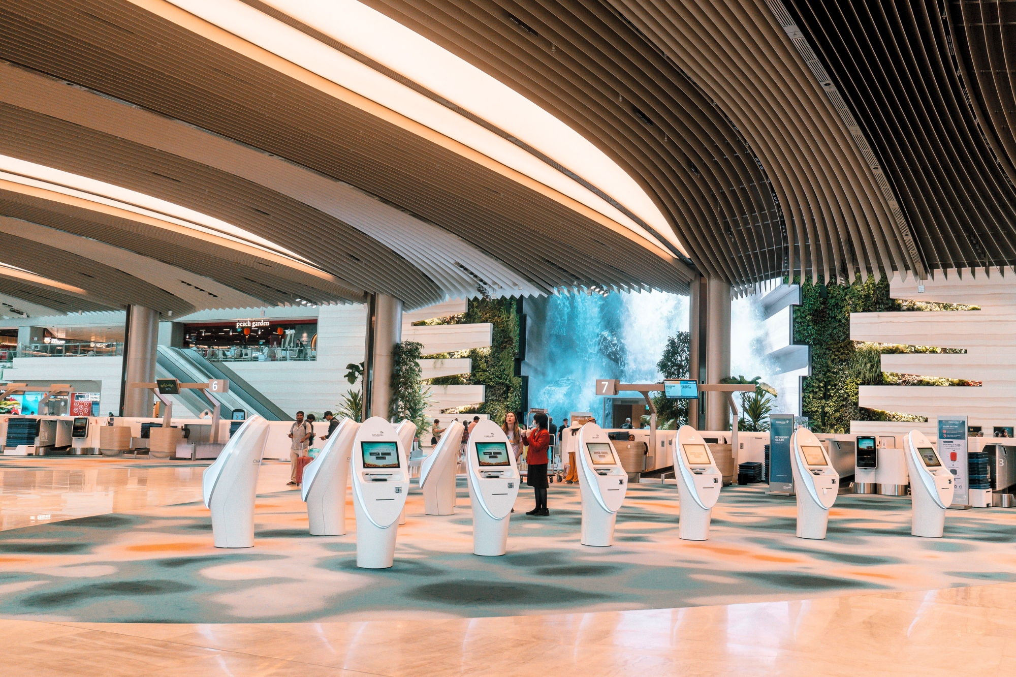 changi terminal 2 check-in kiosks