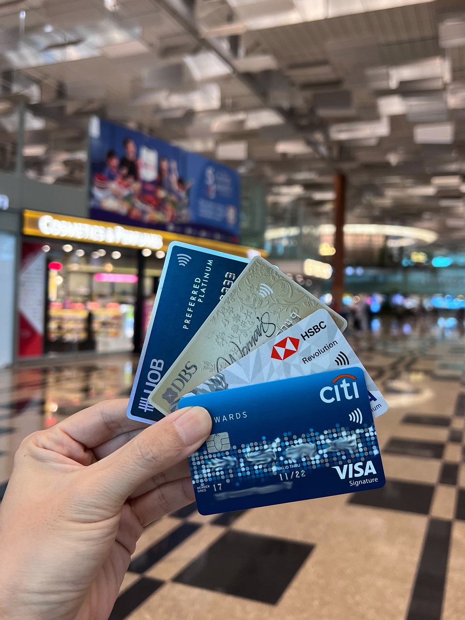 credit cards to use with changi-pay