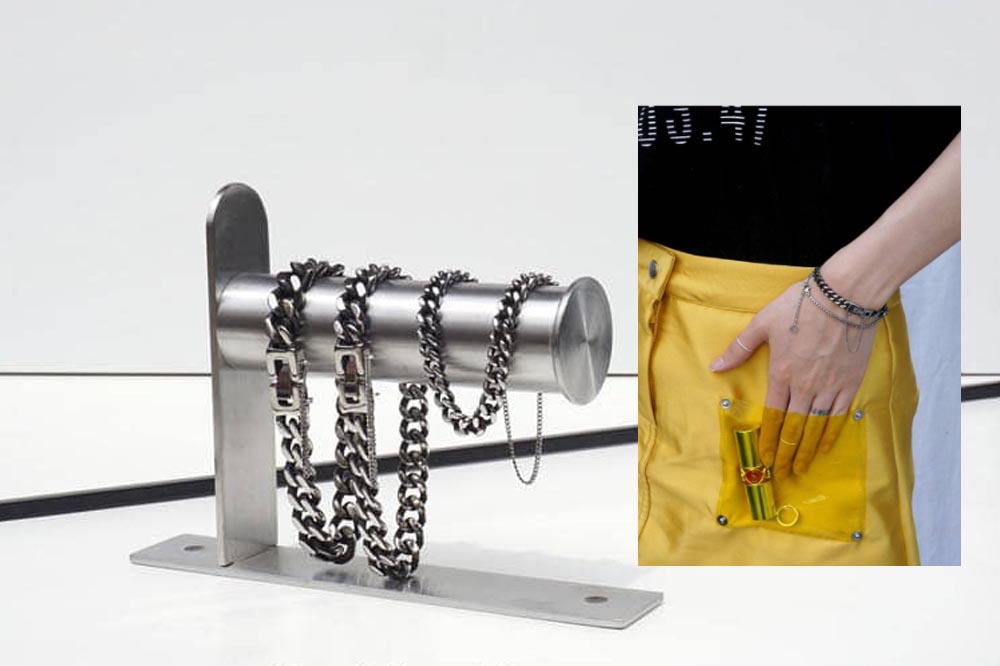 buckle chain by korean fashion brand jubiler in singapore
