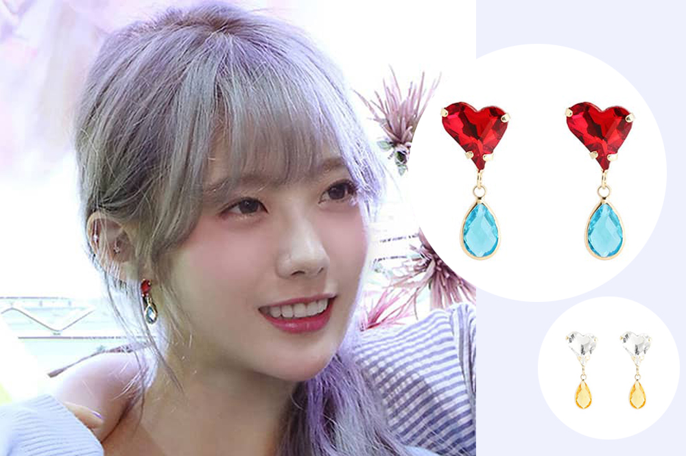 drop earrings from jewel country, korean fashion brand in singapore
