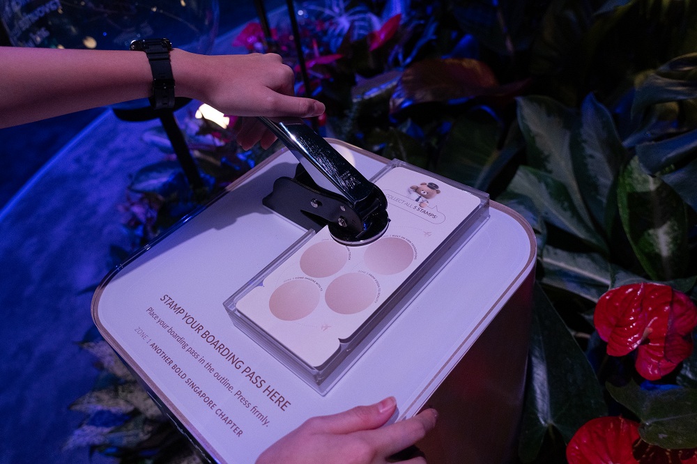 t5 in the making exhibition emboss stamps