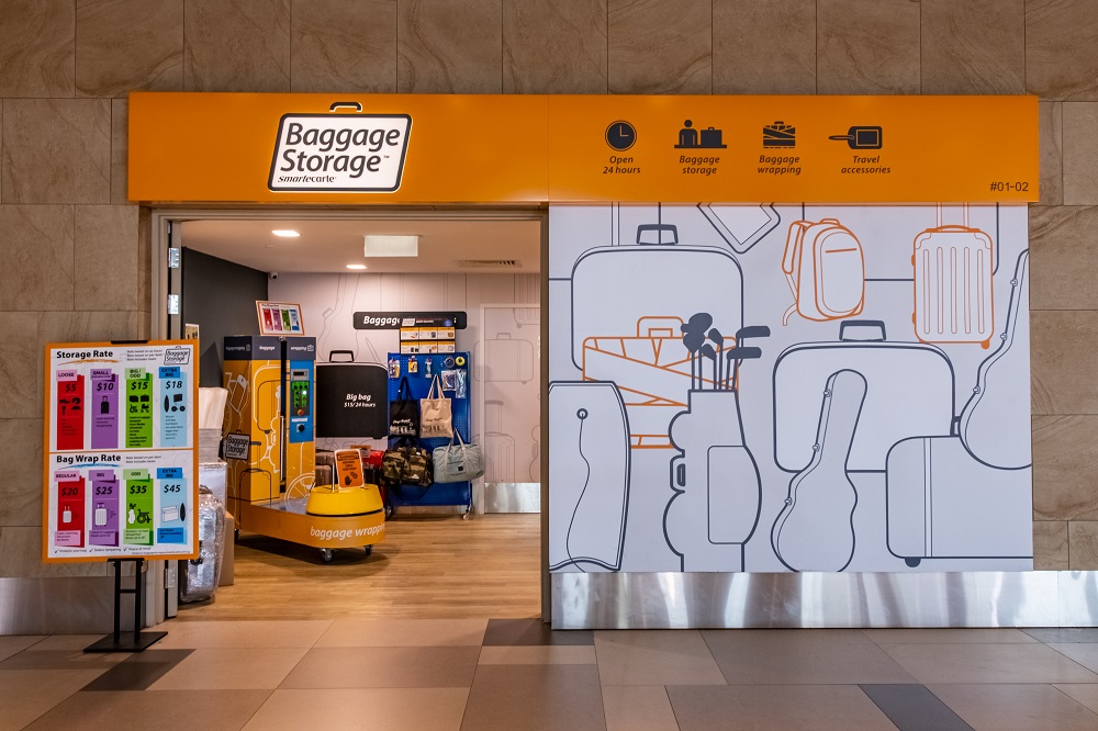 Ample baggage services available at Changi Airport