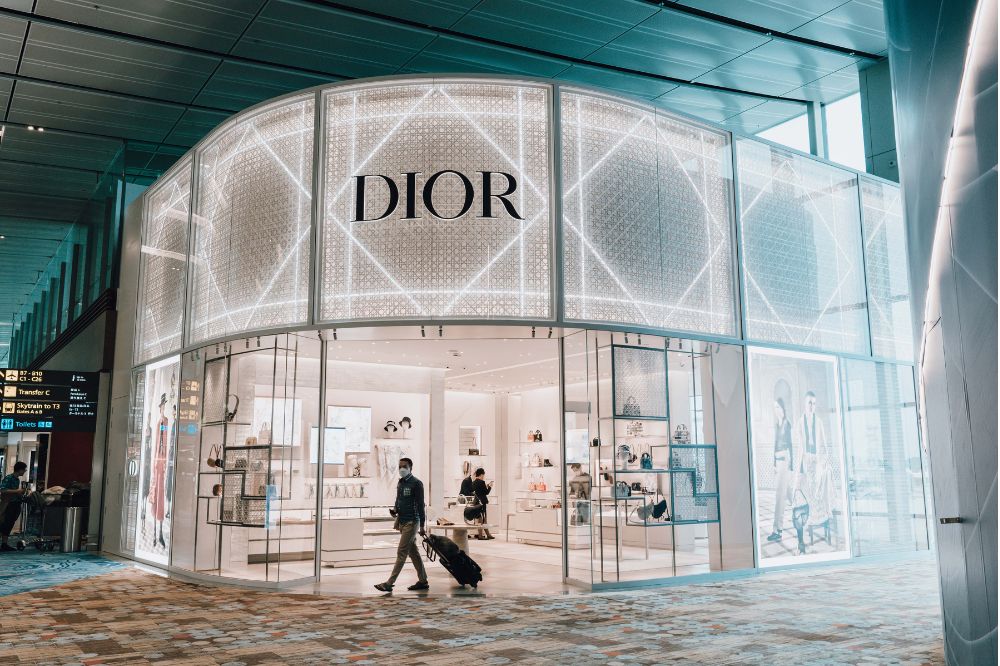 Dior Boutique at Changi Airport Terminal 1 Transit