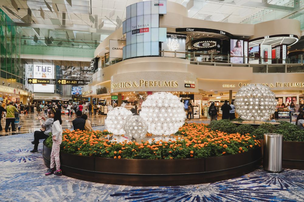 Crystal Garden at Changi Airport Terminal 3 
