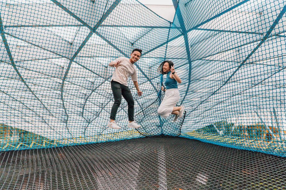 Jewel Changi Airport Bouncing Net at Canopy Park