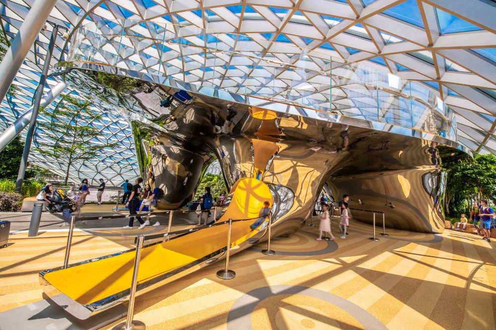 Jewel Changi Airport Discovery Slides at Canopy Park