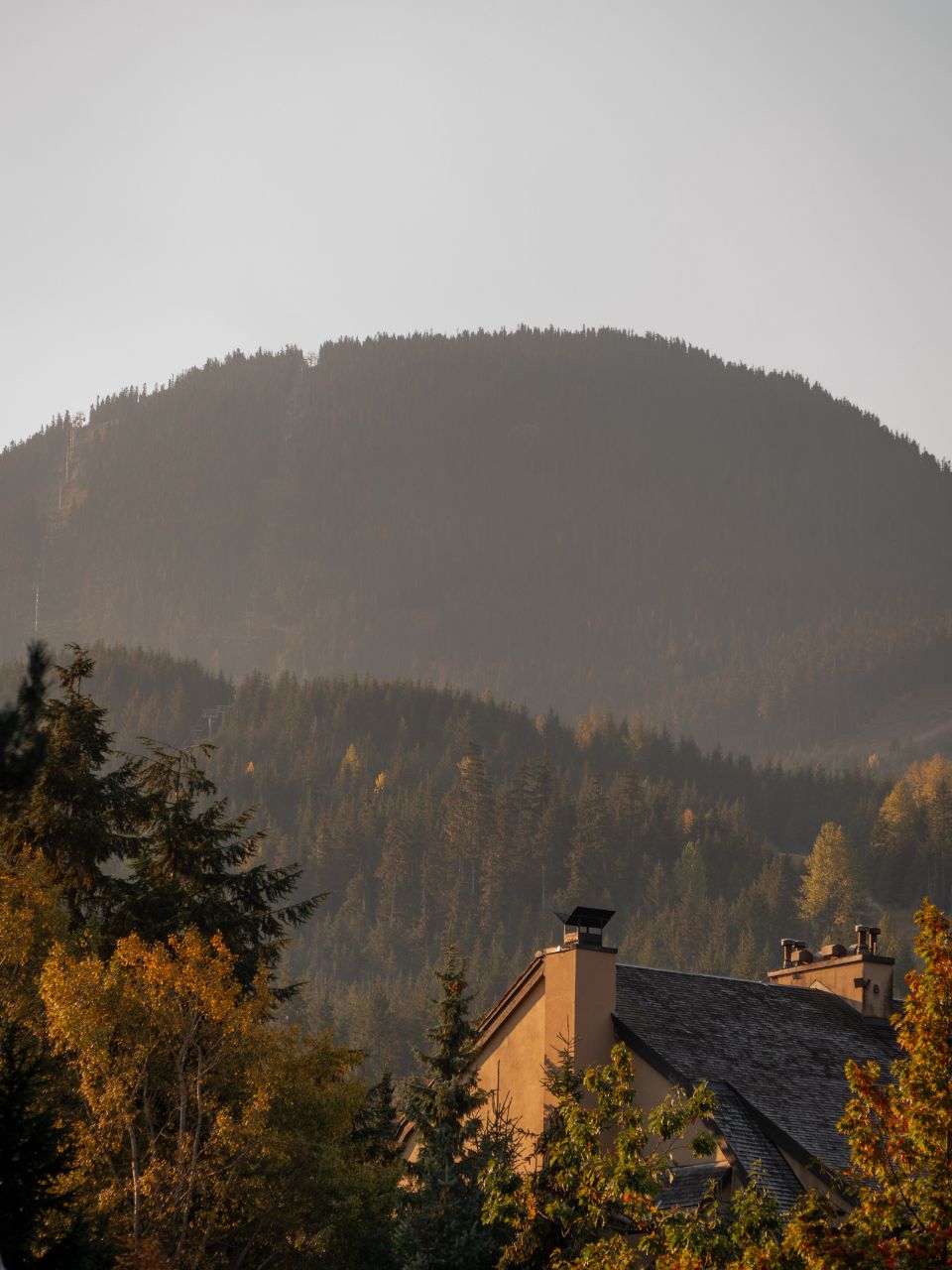 A scenic photo of a house within Whistler Village