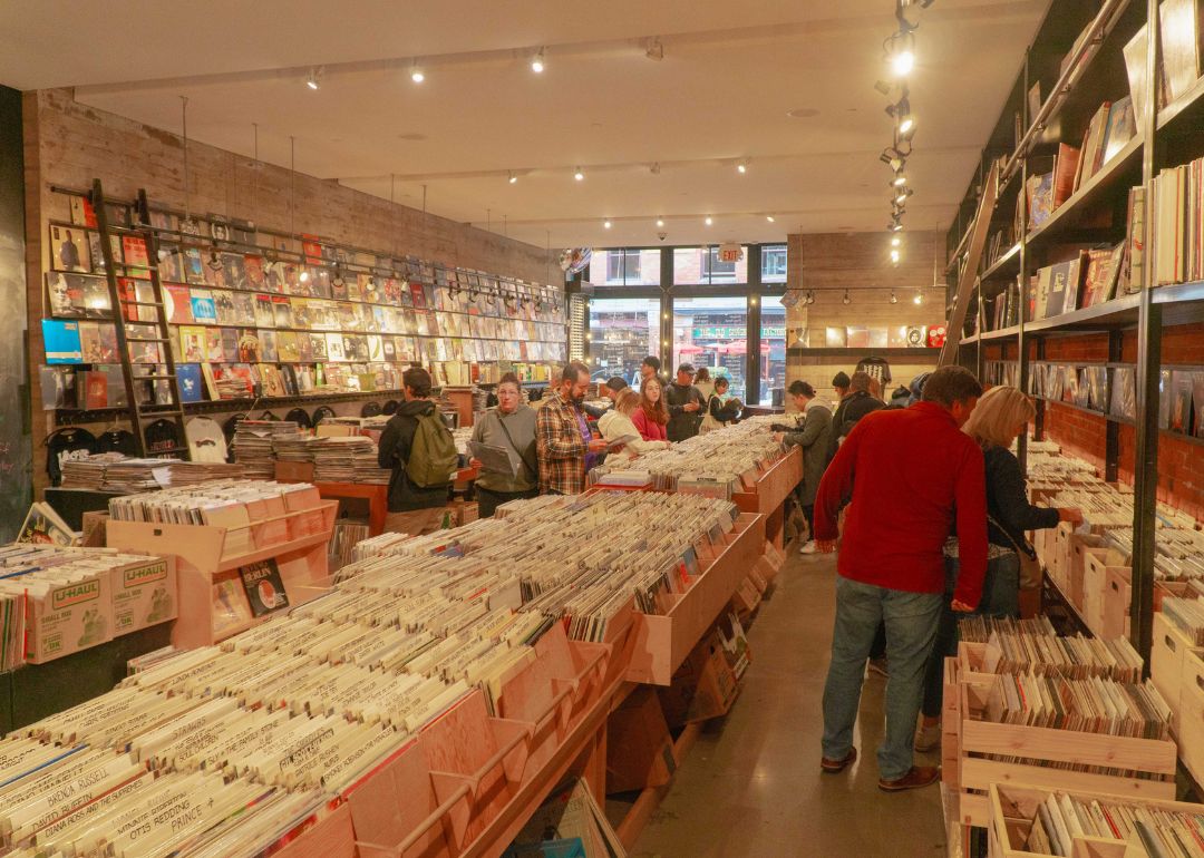 Vinyl Records, a record store located in Gastown, Vancouver