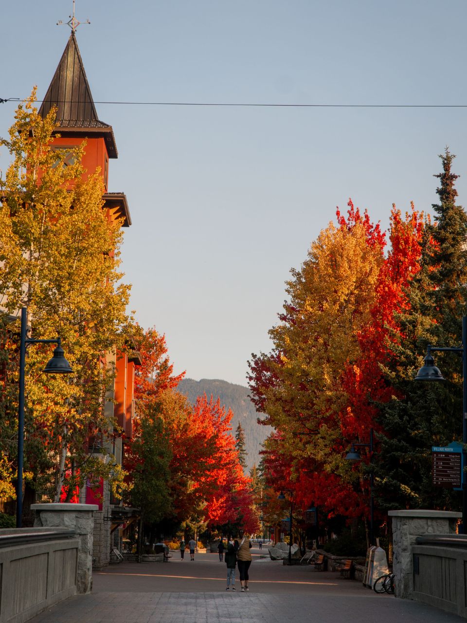 Whistler Village in autumn