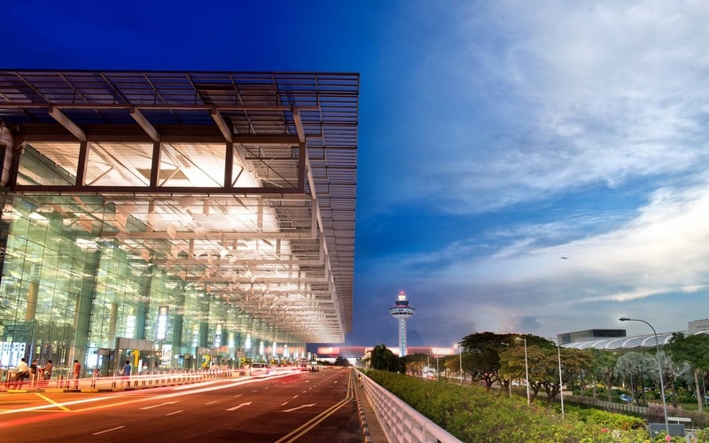 Exterior façade of Changi Airport Terminal 3