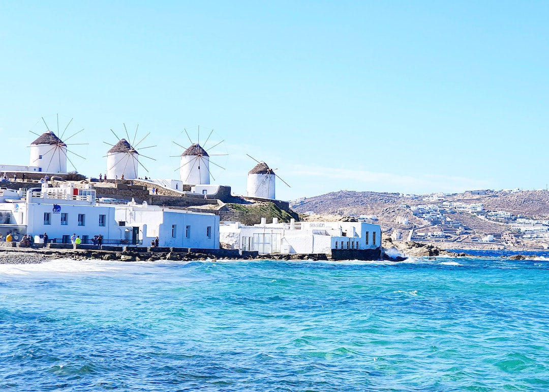 overseas travel, beautiful landscapes, mykonos greece islands