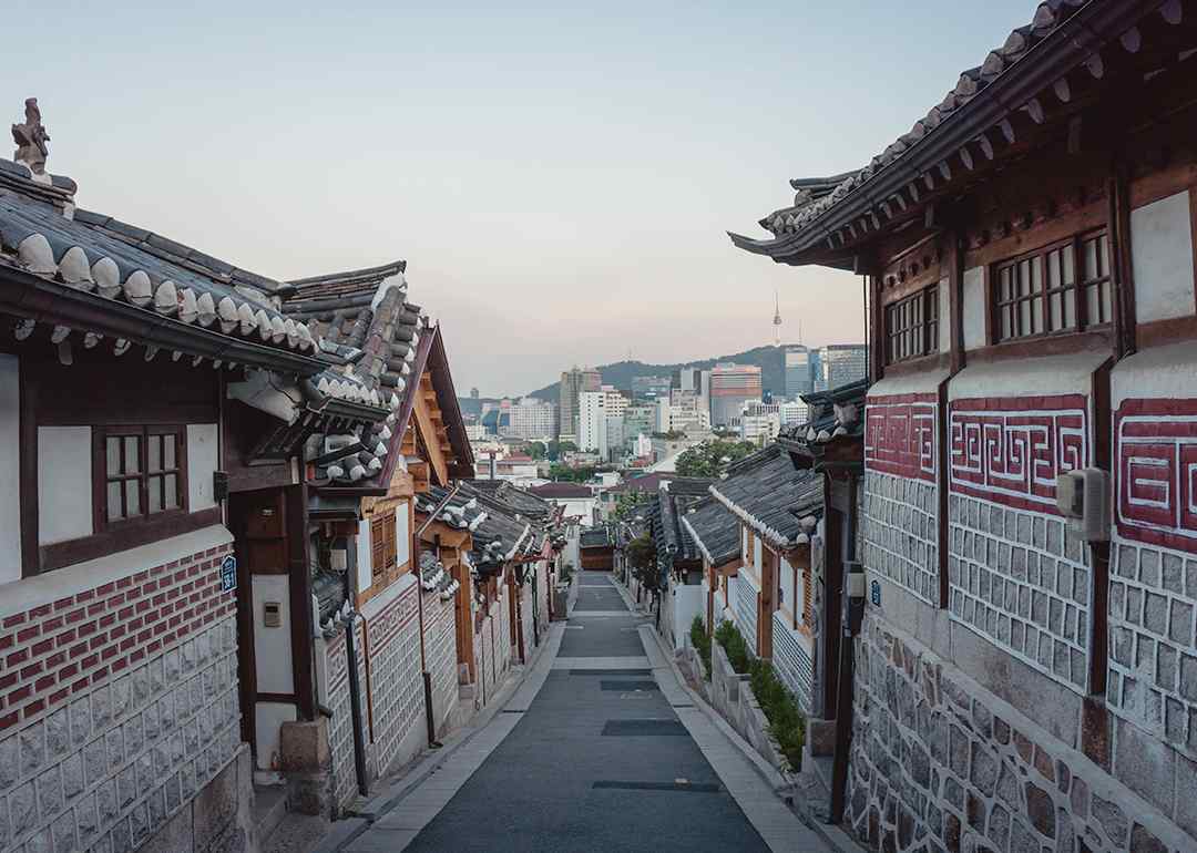 bukchon hanok village in korea