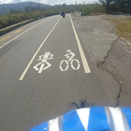 Dedicated bicycle and motorcycle lane