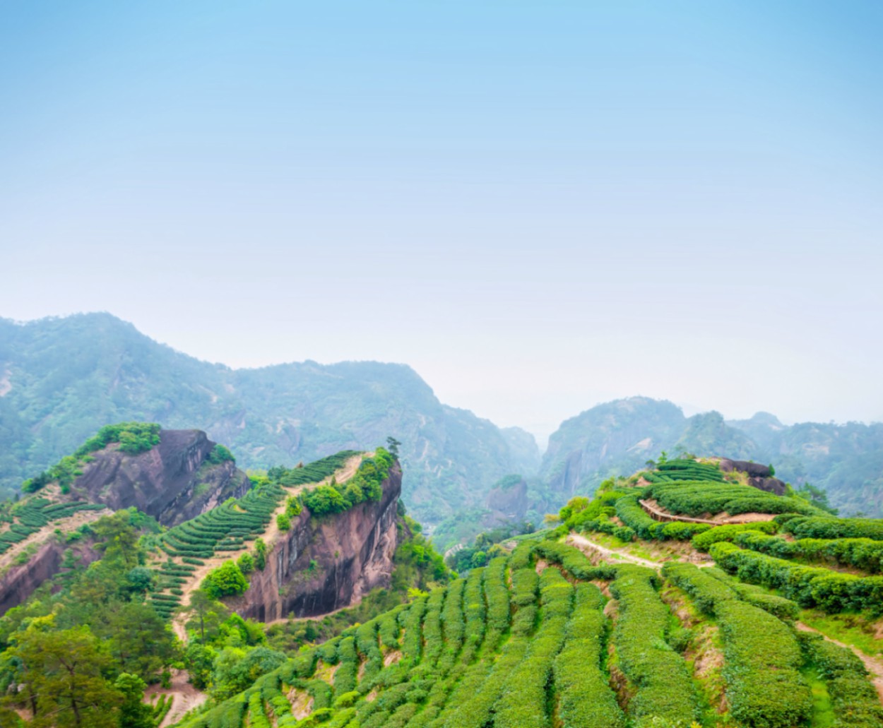The visually stunning Wuyi Mountains