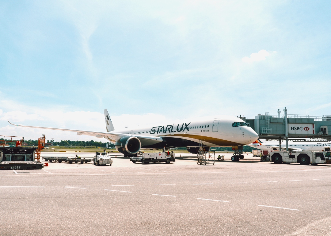 first-class air travel, starlux airlines, changi airport singapore