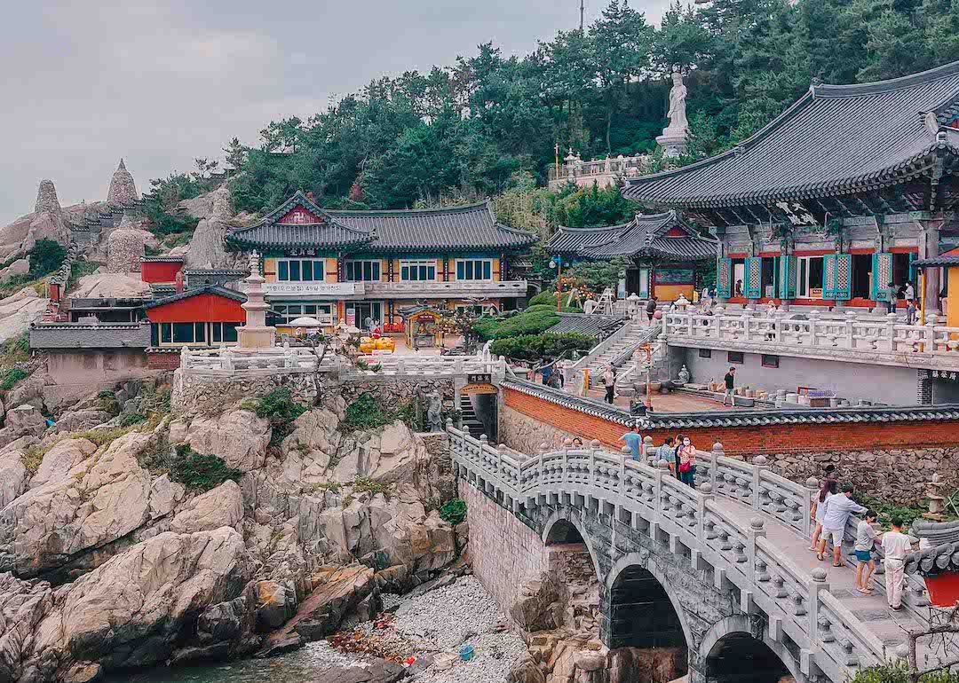 visit haedong yonggungsa temple, a beautiful temple, when travelling to busan, south korea