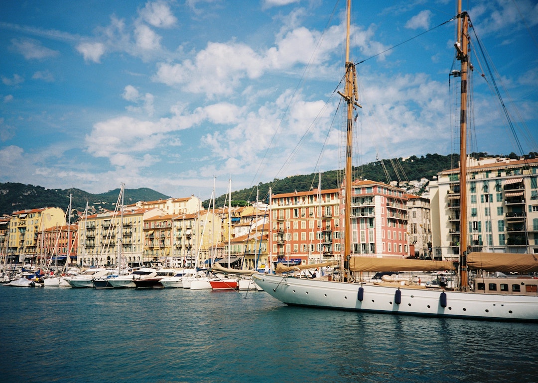 nice city in the french riviera