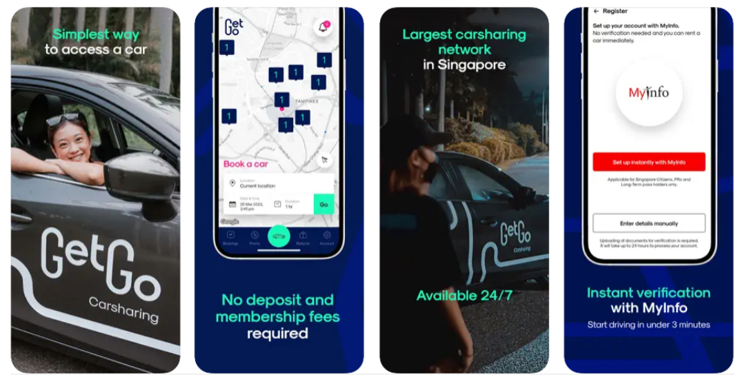 GetGo, Mobile App, Car Sharing