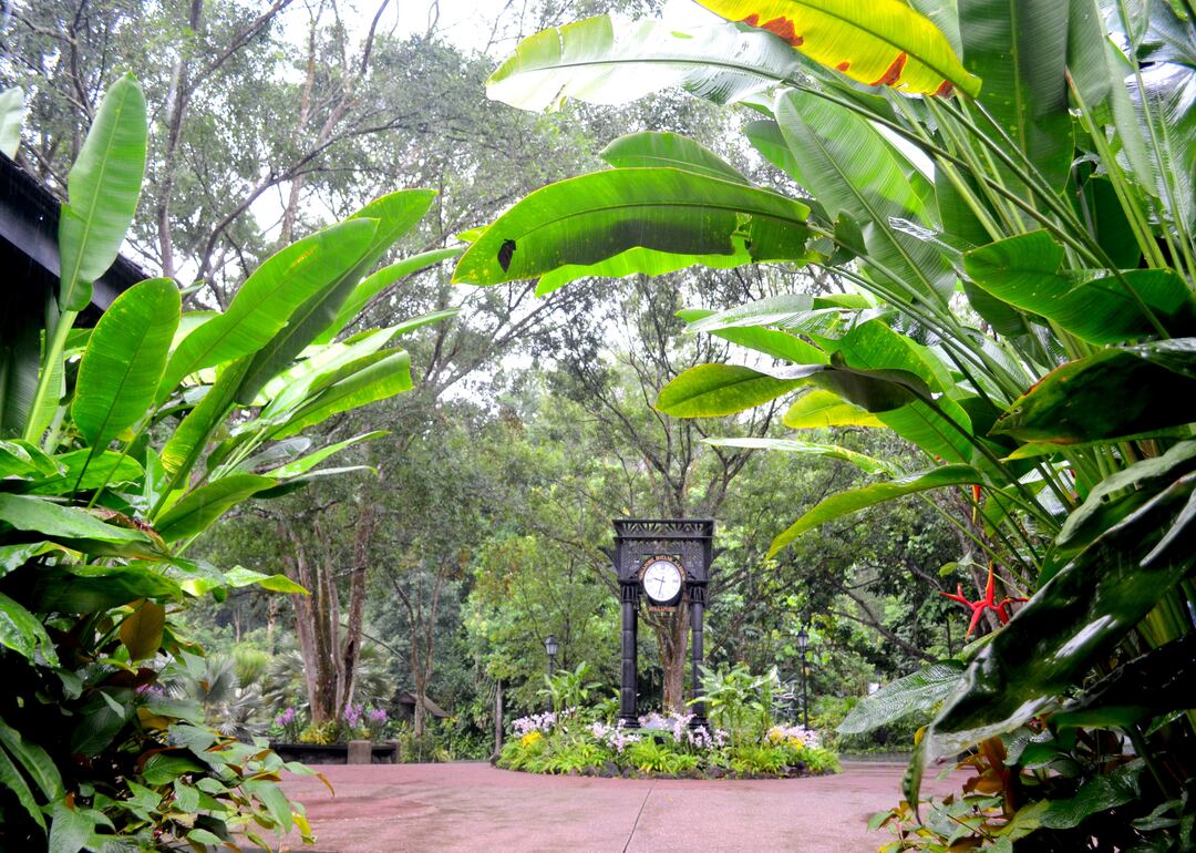 singapore botanic gardens clock