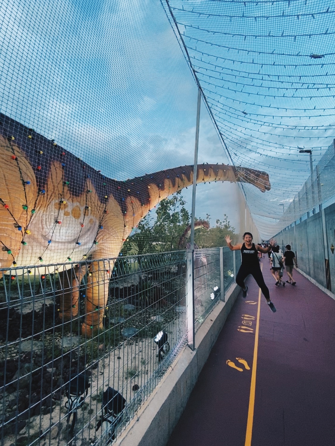 jurassic mile at changi airport connector