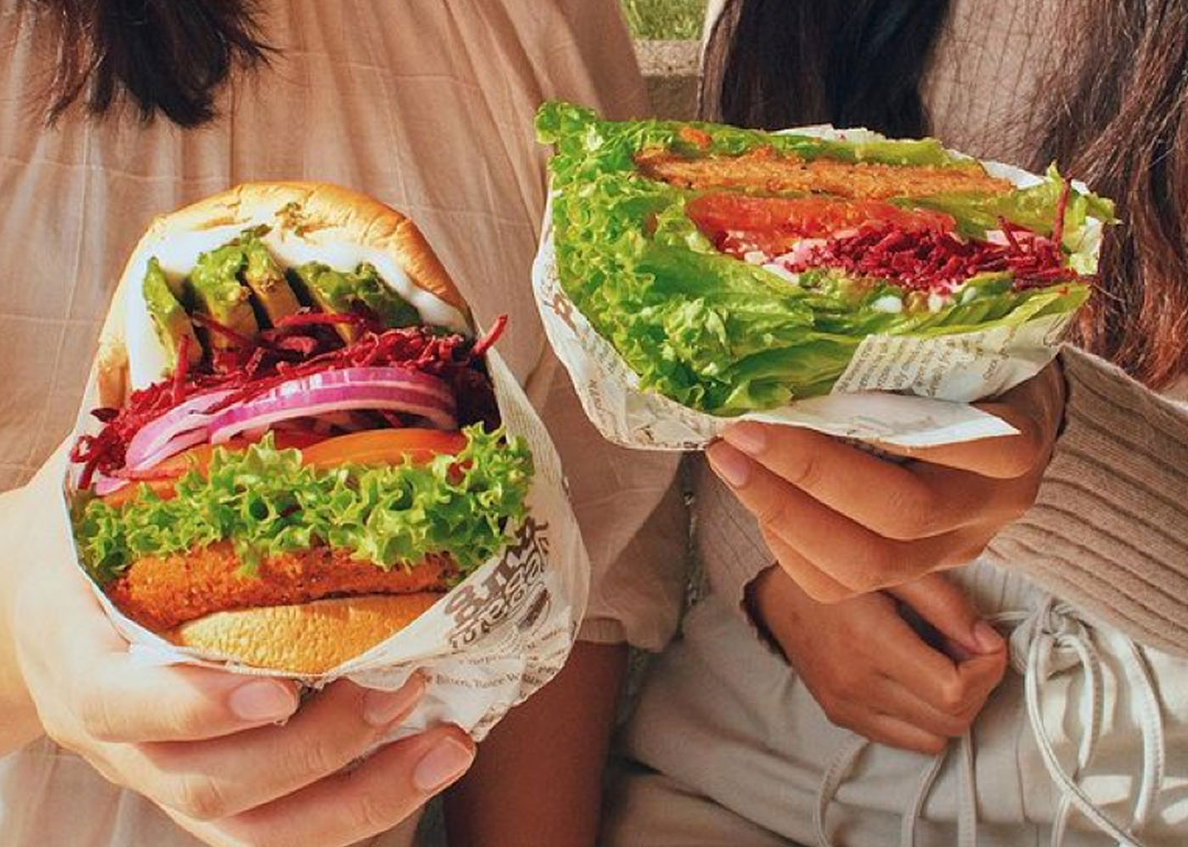 meat free options vegan burg in singapore