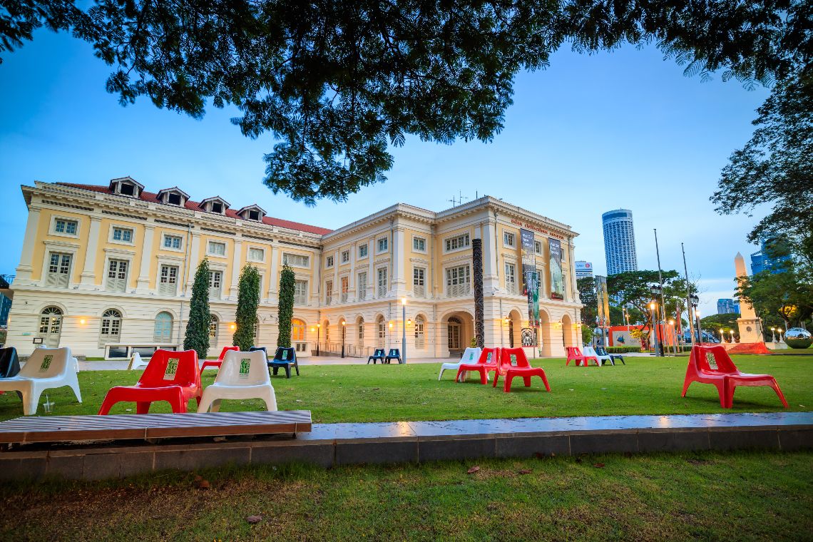A view of the Asian Civilisations Museum, Singapore