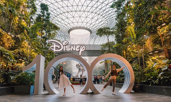 Disney100 in Singapore  Light & Sound Show, Photo Spots at Jewel